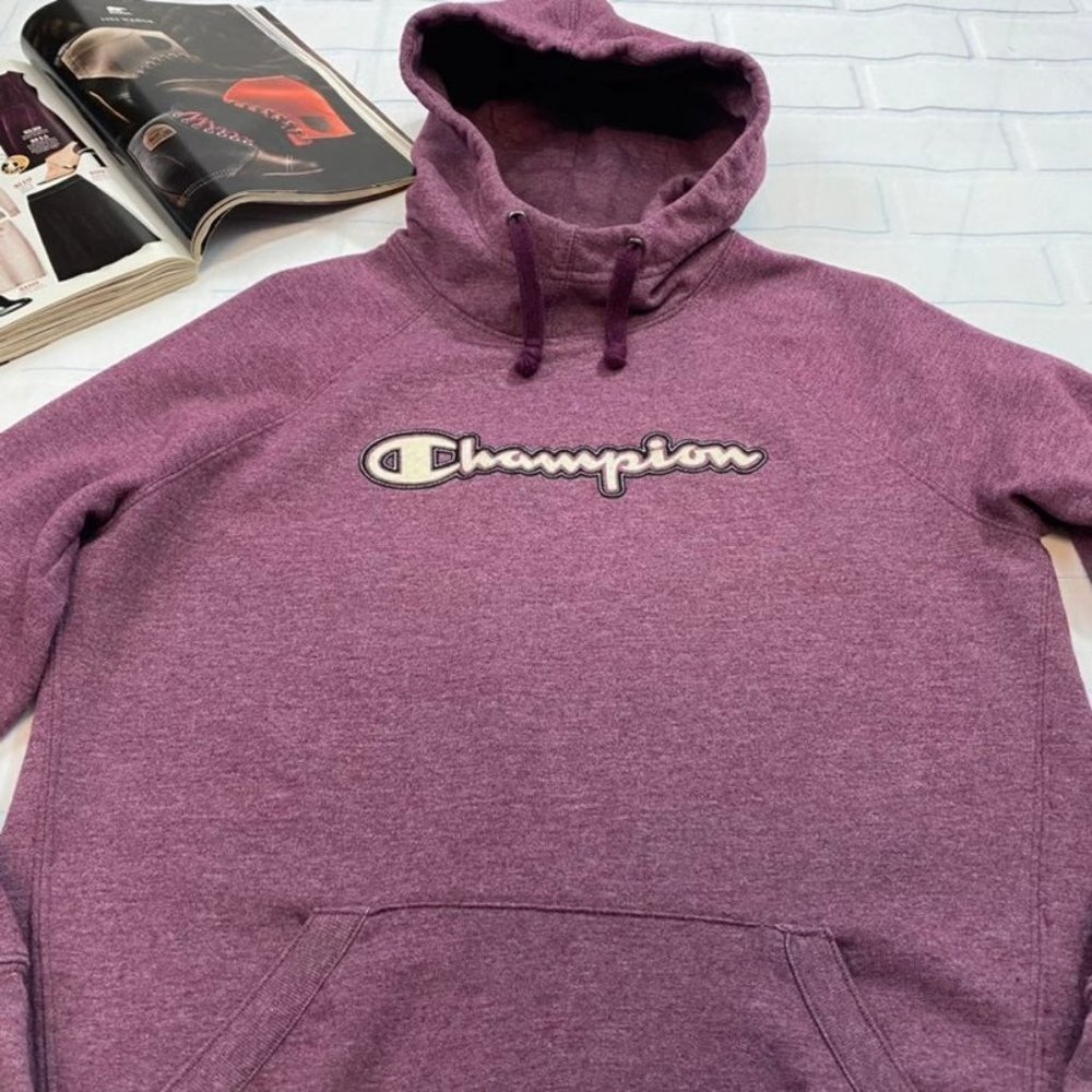 Champion Women's Hoodie Sweater Pullover‎ Purple - Picture 5 of 10